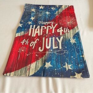 Patriotic 4th of July Garden Flag